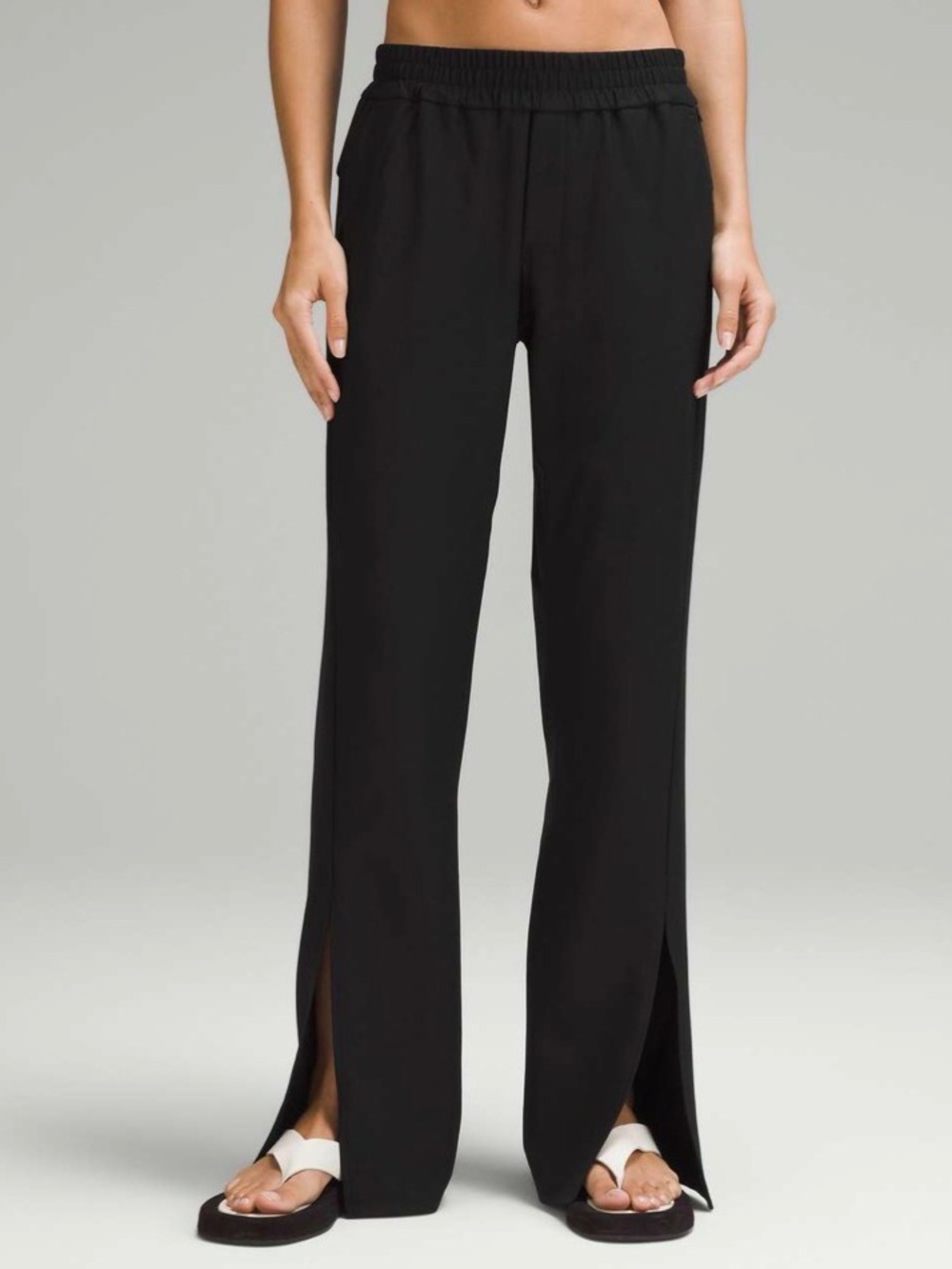 lululemon Lab Stretch Cupro Split Pants 32”